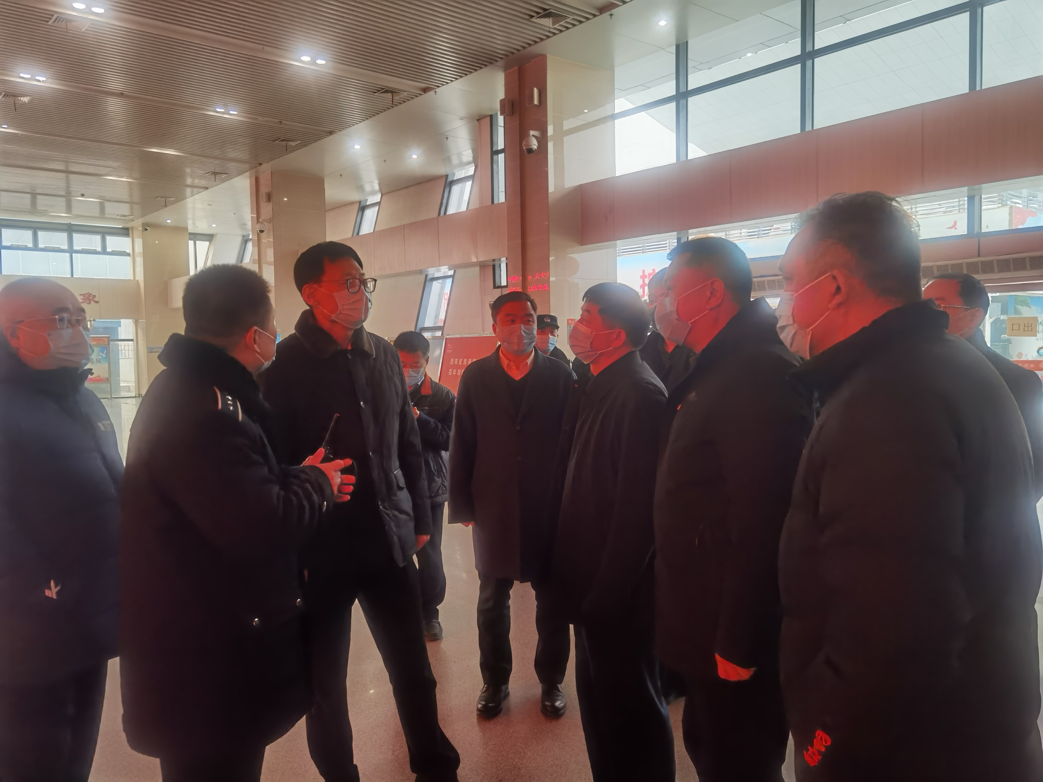 副市长赵立群到汽车东站检查安全生产和疫情防控工作